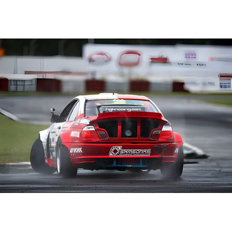 Body kit and visual accessories HGK rear spoiler for BMW E46, Lexan | races-shop.com