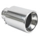 With one outlet Exhaust tip RACES INOX 101mm, input 76mm - Gloss | races-shop.com