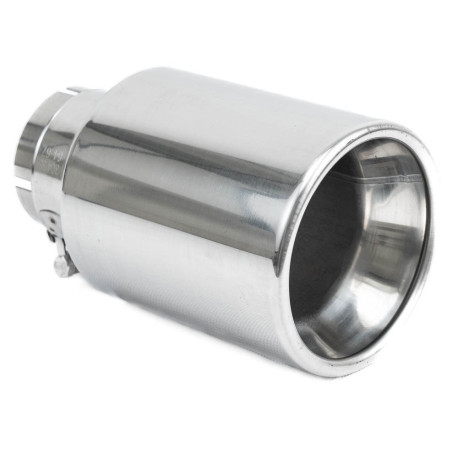 With one outlet Exhaust tip RACES INOX 101mm, input 76mm - Gloss | races-shop.com