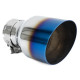 With one outlet Exhaust tip RACES INOX 101mm, input 51mm - Burnt | races-shop.com