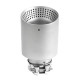 With one outlet Exhaust tip RACES INOX 101mm, input 63mm - Brushed | races-shop.com