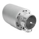 With one outlet Exhaust tip RACES INOX 101mm, input 63mm - Brushed | races-shop.com
