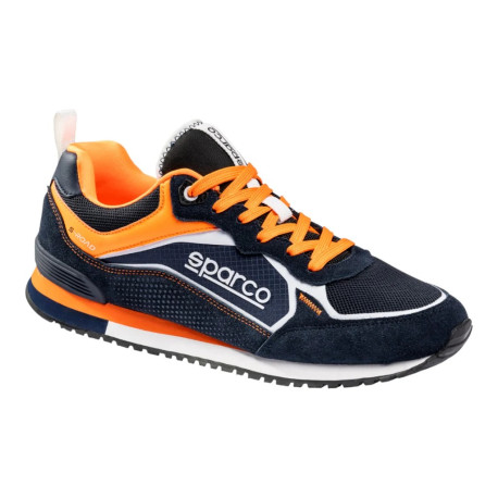 Shoes Sparco S-Road shoes, blue/orange | races-shop.com