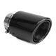 With one outlet Exhaust tip RACES CARBON 101mm, input 63.5mm - Gloss | races-shop.com