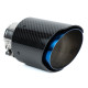 With one outlet Exhaust tip RACES CARBON 101mm, input 54mm - Gloss | races-shop.com