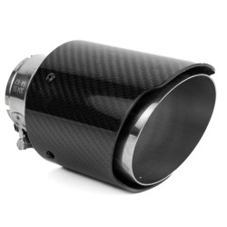 Exhaust tip RACES CARBON 114mm, input 76mm - Gloss