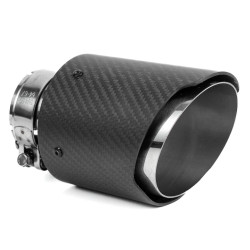 Exhaust tip RACES CARBON 89mm, input 63.5mm - Matt