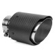 With one outlet Exhaust tip RACES CARBON 101mm, input 57mm - Matt | races-shop.com