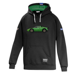 Sparco hoodie Lancia Stratos, black