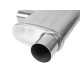 1x input / 2x output Muffler RACES 43, inlet 2,5" (63mm) | races-shop.com