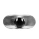 1x input / 2x output Center Muffler RACES 57, inlet 2,25" (57mm), outlet 2,25" (57mm) | races-shop.com