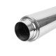 1x input / 1x output Center Muffler RACES 7, inlet/outlet 2,5" (63mm) | races-shop.com