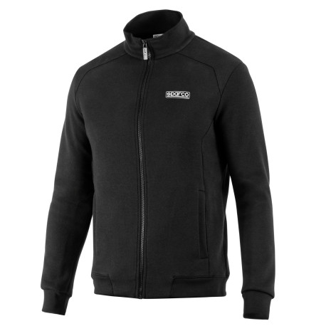 Hoodies and jackets Sparco Full Zip Sweatshirt, black | races-shop.com