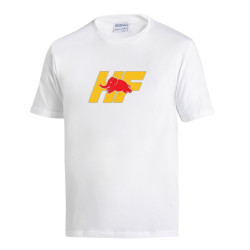 T-shirt SPARCO LANCIA HF GIALLO, white
