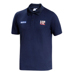 Polo shirt SPARCO LANCIA HF Squadra Corse Lunetta, navy blue
