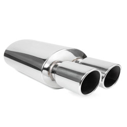 Muffler RACES 17, inlet 2,5" (63mm) SS201