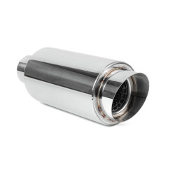 Muffler RACES 32, inlet/outlet 2,5" (63mm) SS304
