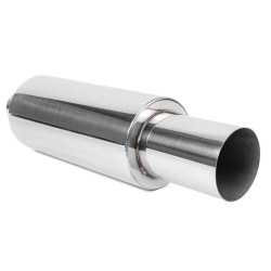 Muffler RACES 31, inlet 2,5" (63mm) SS201