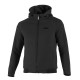 Sparco Hooded Full Zip Sweatshirt, black
