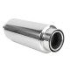 Double wall - round rolled Muffler RACES 26, inlet 2,36" (60mm) | races-shop.com