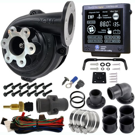 Water pumps Davies Craig EWP80 Alloy Flange Combo - Remote Electric Water Pump & Controller (12V) | races-shop.com
