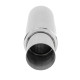 Single wall - round rolled Muffler RACES 37, inlet 3" (76mm) SS201 | races-shop.com