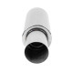 Single wall - round rolled Muffler RACES 31, inlet 2,5" (63mm) SS304 | races-shop.com