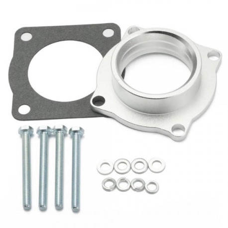Adapters for mass air flow sensor RACES Aluminium throttle body spacer for BMW E46 325i | races-shop.com