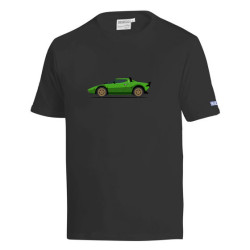 Spacro T-shirt LANCIA STRATOS HR GR4, black