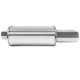 Dual tips RACES Rear stainless steel muffler V2 - 57mm | races-shop.com