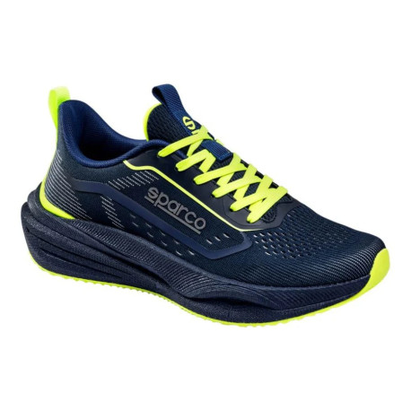 Work shoes Sparco shoes S-CAPE GUS 01, blue marine/fluo yellow | races-shop.com