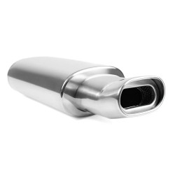 RACES Rear stainless steel muffler V3 - 57mm
