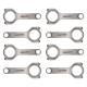 Engine parts Manley SBC H-Beam Conrod 6.125 Length | races-shop.com
