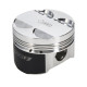 Engine parts Manley Piston Set Mits 2.0L 4G63 86.00mm B 1.375 CH -2.50cc | races-shop.com