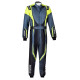 Suits FIA racing suit SPARCO PRIME-K ADVANCED, black/grey/fluo/yellow | races-shop.com