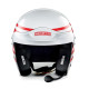 Open face helmets Helmet Sparco PRO RJ-3I HERITAGE with FIA, white/red | races-shop.com