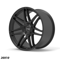 STROM STR3 wheel 20x10 5x120 74.1 ET40, Full Satin Black
