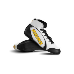 MOMO SPEED PRO FIA racing shoes, white/black