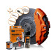 Foliatec brake caliper lacquer - set, cosmic orange metallic