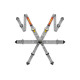 Seatbelts and accessories FIA 6 point sport safety belts MOMO PRO DRIVER FHR 2"/3" (50/76mm), grey | races-shop.com