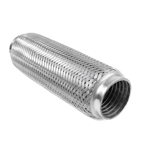 Exhaust flex pipe PRO (SS304) Exhaust flex pipe PRO 250x51mm, stainless | races-shop.com