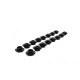 Engine parts Piper Spring Caps Ford 1.8L/2.0L 16v Zetec Black Top | races-shop.com