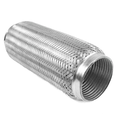 Exhaust flex pipe PRO (SS304) Exhaust flex pipe PRO 250x63mm, stainless | races-shop.com
