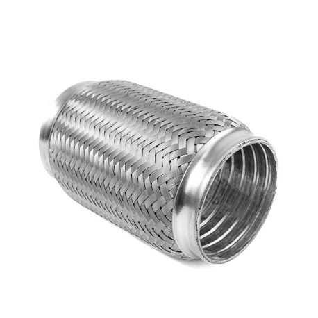 Exhaust flex pipe PRO (SS304) Exhaust flex pipe PRO 150x63mm, stainless | races-shop.com