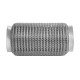 Exhaust flex pipe (SS304 reinforced) Exhaust flex pipe PRO 200x63mm, stainless | races-shop.com