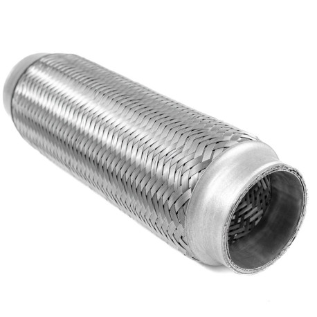 Exhaust flex pipe Standard (SS201) Exhaust flex pipe 250x45mm, stainless | races-shop.com