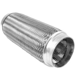 Exhaust flex pipe 90x250mm, stainless