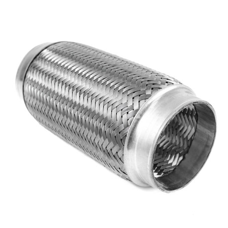 Exhaust flex pipe Standard (SS201) Exhaust flex pipe 63x200mm, stainless | races-shop.com