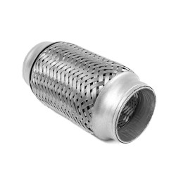 Exhaust flex pipe 60x150mm, stainless