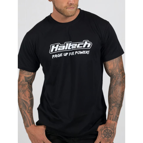 T-shirts T-shirt HALTECH HALFTECH Classic, black | races-shop.com